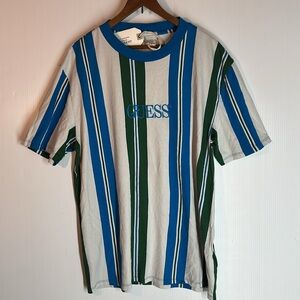 Guess stripe tee new small